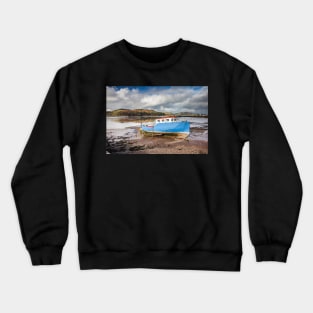 Boat at Kippford Photograph Dumfries and Galloway Crewneck Sweatshirt